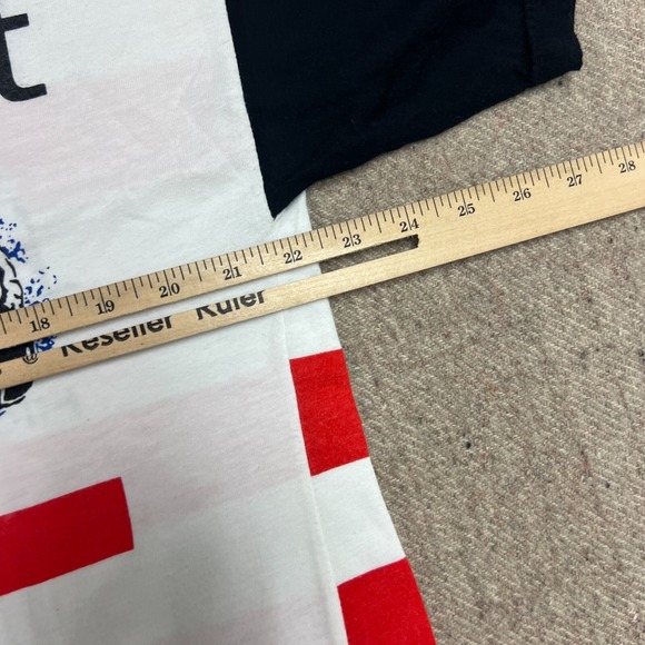 Vintage Wilson High Tide Shirt Mens Large Red 1990s Surfing Striped - Picture 8 of 10